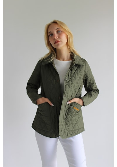 CottonCool Kadın Kapitone Mont Haki
