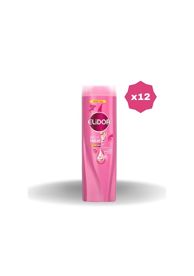 Elidor Şampuan Güçlü & Parlak 400 Ml - 12 Adet