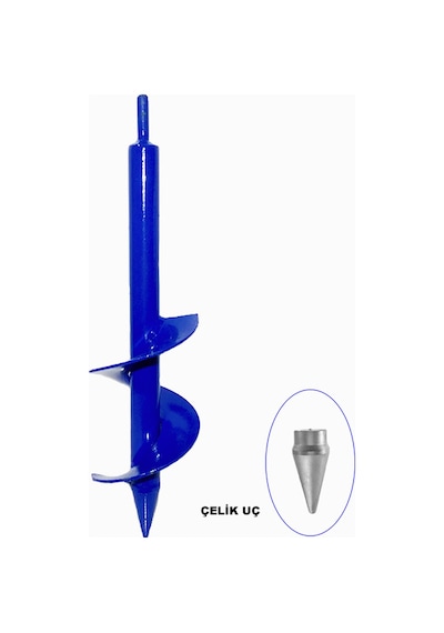 Matkap Uyumlu Toprak Burgu Makinesi 35x10 CM