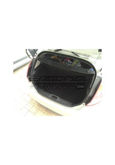 Ford Fiesta 2011-2012 3D Kauçuk Bagaj Havuzu Kokusuz Tam Uyum