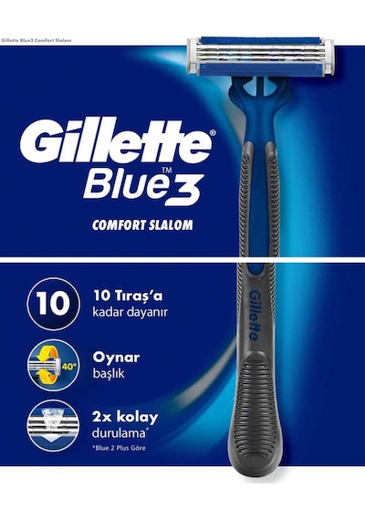 Gillette Blue3 Comfort Slalom Tıraş Bıçağı 8'li 3 Adet