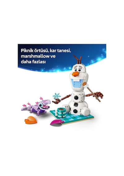 LEGO® ǀ  Disney Princess Karlar Ülkesi Olaf ve Bruni Piknik Eğlencesi 43287 – 7 Yaş ve Üzeri Çocuklar için Oyuncak Yapım Seti(478P)