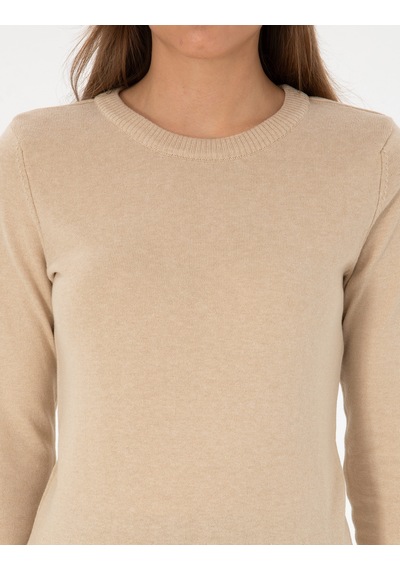 Pierre Cardin Kadın Bej Kazak /triko 50315758-vr011 Bej