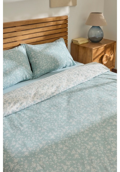 Kaşmir Home Inga Çift Kişilik Nevresim Takımı Mint Mint