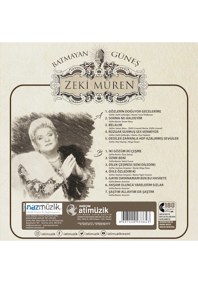 Zeki Müren - Batmayan Güneş Plak
