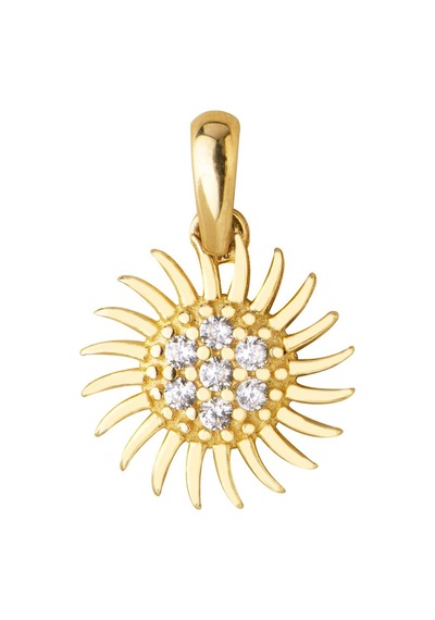 Goldkupe 14 Ayar Altın Güneş Kolye Ucu 1,09 Gr-3179