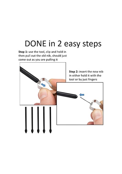 Kalem Değiştirme Uçları, 5 Adet Yedek Uç Seti, Yumuşak Stylus Kalem Uçları İle Araçlar Ve Plastik Kutu, Çoğu Tab S7, Tab S6, Note 10, Note 20 Ve Tüm Versiyonlar İçin Uyumlu Belirtilmemiş