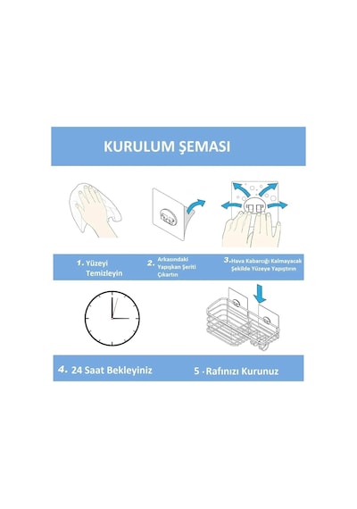 Sogud Kendinden Yapışkanlı Askı 10 Lu Set Şeffaf