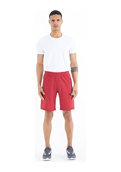 Air Jones Tommy Life Ryan Kırmızı Cepli Standart Kalıp Erkek Şort - 81239 Kırmızı
