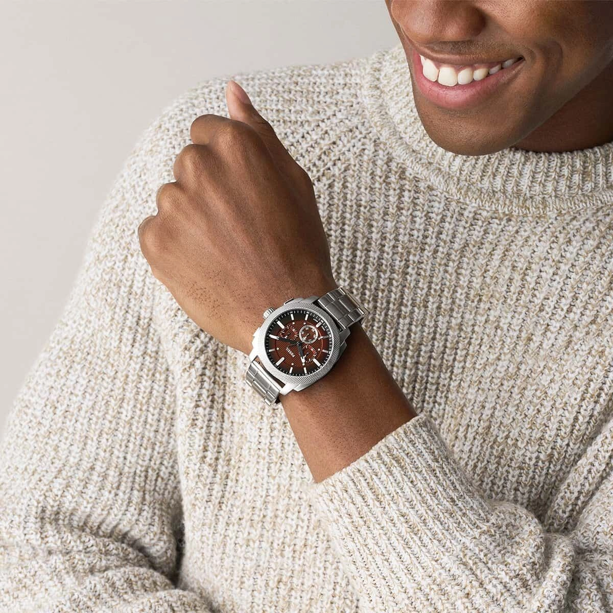 Fossil Ffs6144 Erkek Kol Saati Metalik Gri