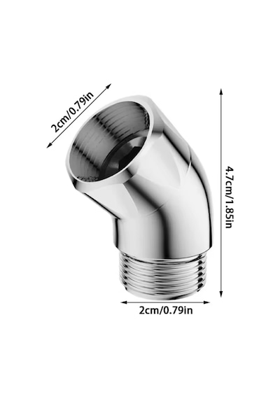 Sunup Sn-29690 Açı Ayarlı Duş Başlığı Bağlantı Dirseği Diğer