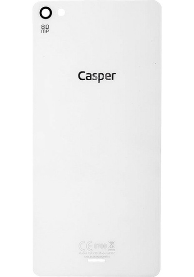 Gmr Casper Vıa V10 Arka Kapak Batarya Pil Kapağı - Beyaz