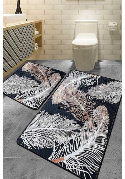 Chilai Home Pomesa 2'li Set Banyo Halısı Djt Renkli