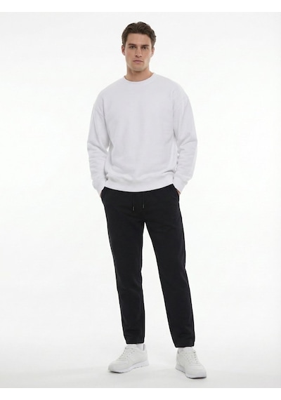 LTB Lastik Paça Jogger Siyah Pantolon