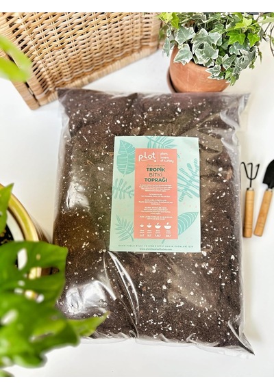 Plot Özel Karışım Tropik Bitki Toprağı/içmekan Bitkisi Ve Çiçek Toprağı / 5 Lt / 10 Lt / 15/25 Lt 25 Lt 0
