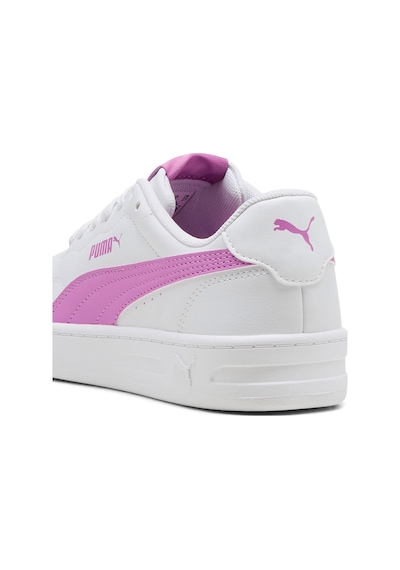 Puma Court Lally Jr Beyaz Kadın Sneaker 000000000102714310 Beyaz-a Pembe