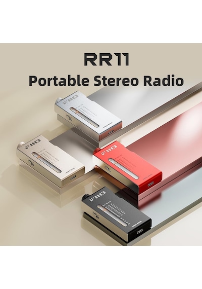 Rr11 Taşınabilir Stereo Radyo Alıcısı Gümüş