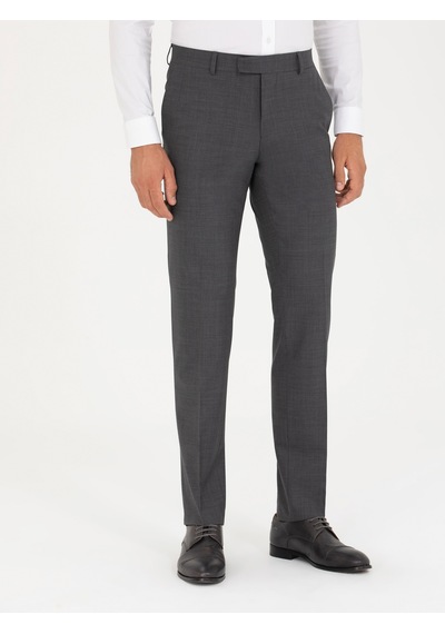 Cacharel Füme Slim Fit Kumaş Pantolon Gri