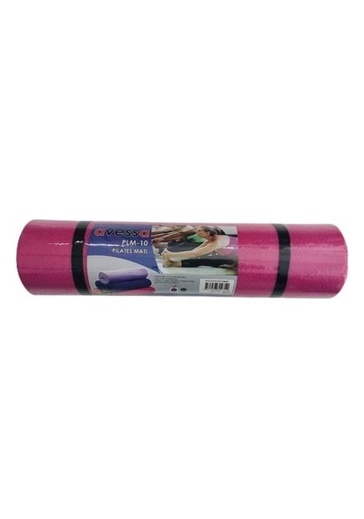 Özel Üretim Spor Aksesuarı Egzersiz Altlığı Ev Sporu Plm-10 55x180 Cm Pilates Minderi Pembe-siyah Pembe - Siyah