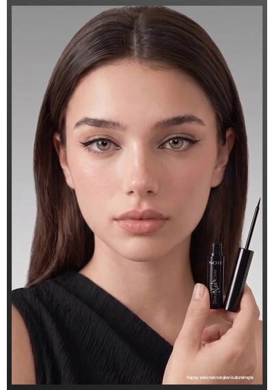 Note Deep Noir Liner Uzun Süre Kalıcı Likit Dipliner Siyah