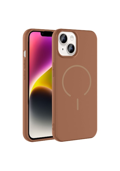 Zore İphone 13 Kılıf M-safe Şarj Özellikli Nvth Meta Kapak - Lacivert