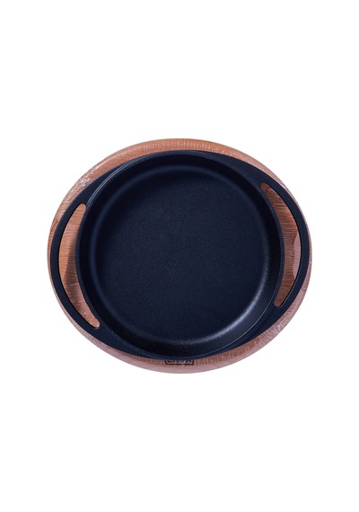 Lava Döküm Tava Ahşap Sunumlu 20 Cm Diğer