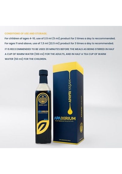 Apayrı Yaşam Apaixirium Bio Şurup Konsantresi%100 Bitkisel Iksir Apaixirium 500 Ml Sku: Smgstkc832e2ab5e Açık Ahşap