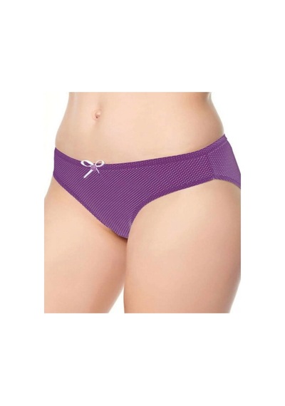 Tutku Kadın Küçük Puantiyeli Bikini Külot 6'Lı Paket-Standart Çok Renkli