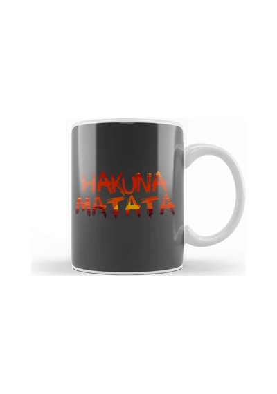 Lion King Hakuna Matata Kupa Bardak Porselen No2121 Karışık