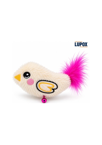 Lupox Küçük Kuş Peluş Oyuncak Bej