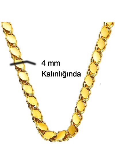 8 Ayar Altın Pul Zincir - 55cm PUL8K554
