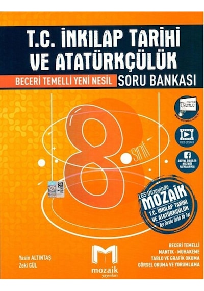 Mozaik Lgs 8. Sınıf İnkılap Tarihi Soru Bankası