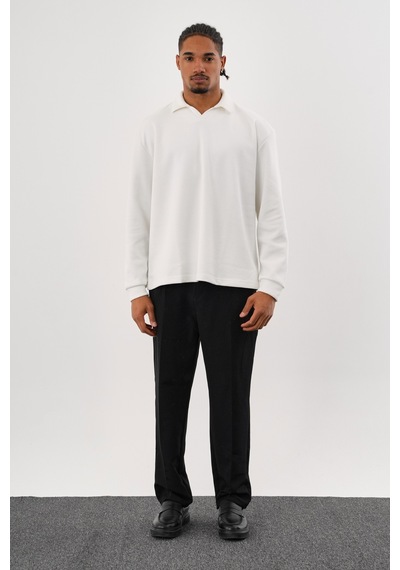Redline Ease Oversize Sweatshirt Beyaz