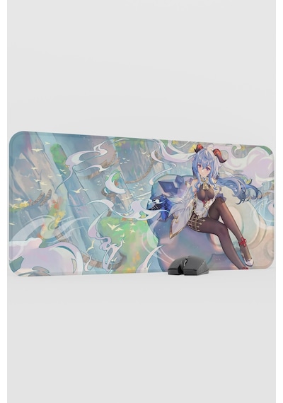 Ganyu Genshin Impact Anime Gacha V5 - 90x40 Xxl Gaming Mouse Pad Fare Altlığı
