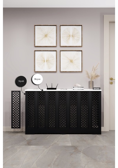 Dekoratif Petek Kaplama Modern Kalorifer Peteği Gizleme Ünitesi 11 Desen 9 Renk İç Ölçü 136 Cm Dış Ölçü 140 Cm Petek 136 Siyah Üstü Beyaz D7 Dekoratif Petek Kaplama Modern Kalorifer Peteği Gizleme Ünitesi 11 Desen 9 Renk İç Ölçü 136 Cm Dış Ölçü 140 Cm Petek 136 Siyah Üstü Beyaz D7
