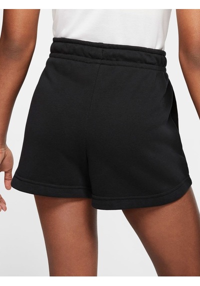 Nike Sportswear Essential Women's French Terry Shorts Black Pamuklu Kısa Kadın Şort Siyah
