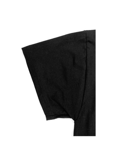 Rakerplus Siyah %100 Pamuk Unisex Kısa Kollu Çocuk Tişört SIYAH