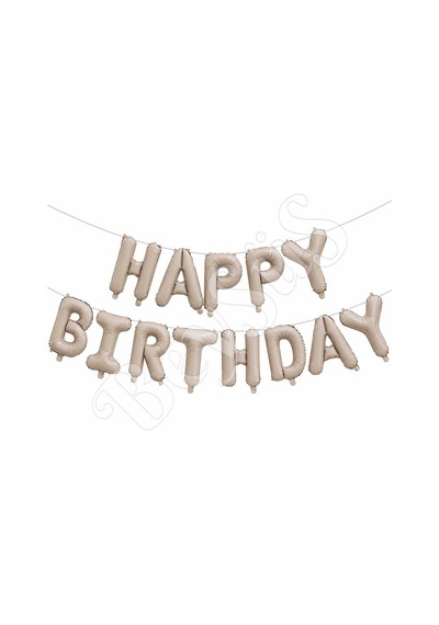 Happy Birthday Folyo Banner Pudra