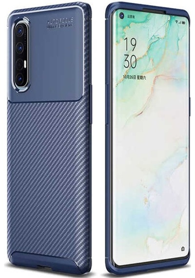 Oppo Reno3 Pro (Cph2009) Karbon Görünüm Negro Silikon Kilif 545542632