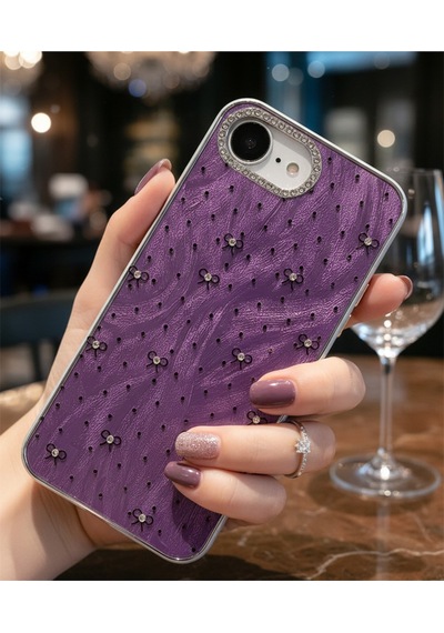 İphone 16e Kılıf Aynalı Desenli Figürlü Tasarım Silikon Kapak