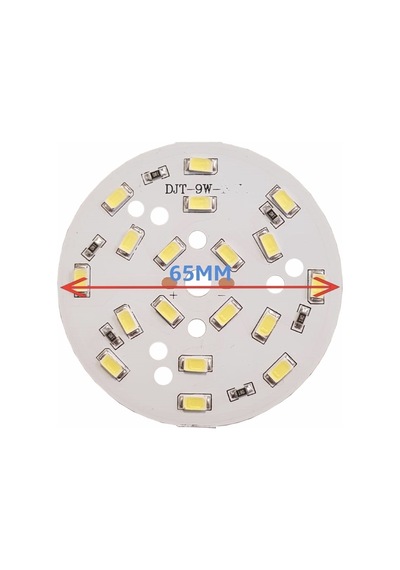 12 Volt 9 Watt SMD 5630 Ledli Hazır Led Modül 65 MM Gün Işığı (3 Adet)