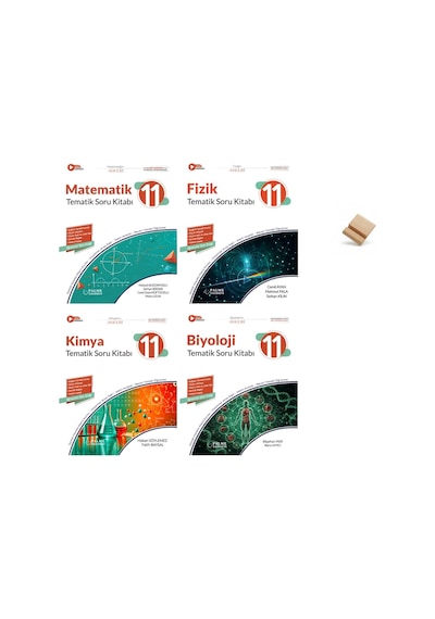 Palme 11. Sınıf Maarif Tematik Matematik Fizik Kimya Ve Biyoloji 4lü Sayısal Soru Kitabı + Telefon Standı