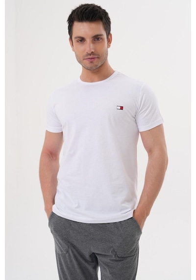 Mecit Pijama Mecit 4000 Beyaz Füme Erkek Büyük Beden Pijama Takımı Füme