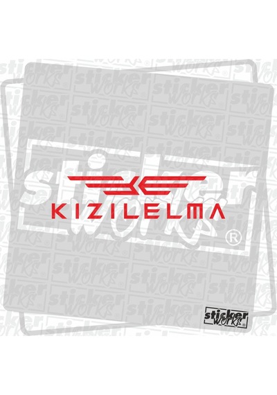 Kızılelma Hologram Sticker Kırmızı