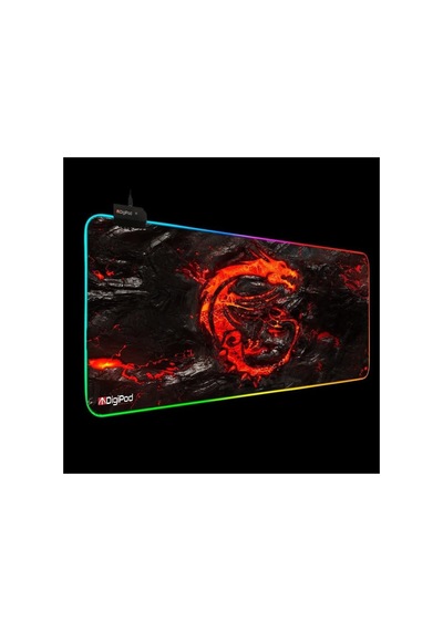 Digipod Rgb Oyuncu Mousepad Rgb 70 X 30 Gaming Oyuncu Mouse Pad Kaymaz Taban 4mm Dragon