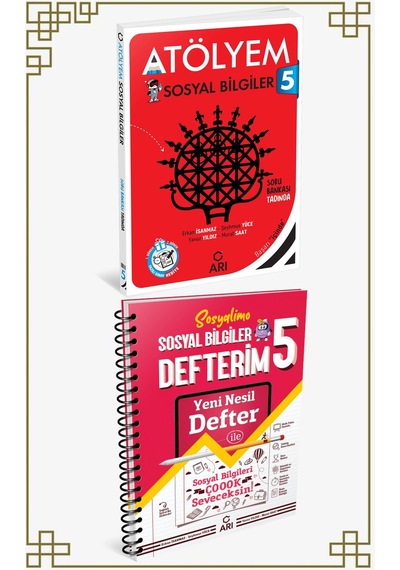 Arı Yayınları 5. Sınıf Sosyal Bilgiler Atölyem Ve Defter Seti