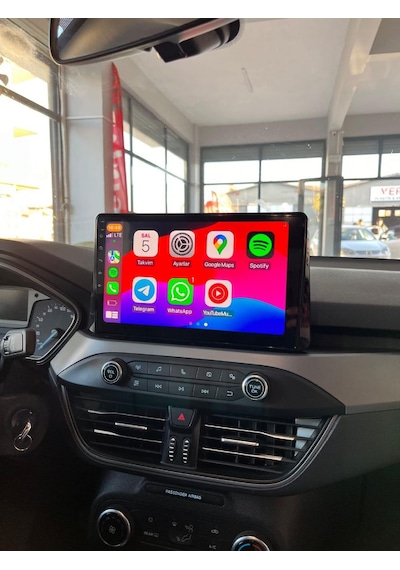 Blueway Ford Focus 5 2019-2022 -9''android Gerçek 4+64 Gb/4 Çek-1.6ghz-ön Kayıt Kamera-wifi-bt-kablosuz Carplay-hd Kamera Hediyeli 9"