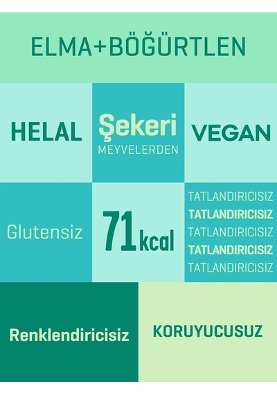 Ekşi Sever Meyve Barı 12 Adet Sağlıklı Atıştırmalıklar Vegan, Glutensiz 20gr X 12 Adet