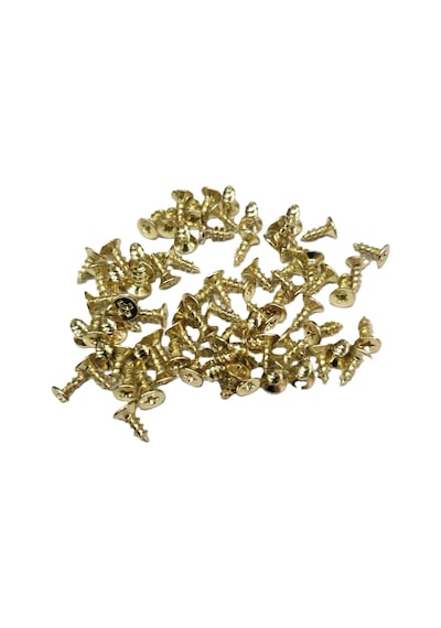 Sarı 1000 Adet Klips Vidası 2,3x6 Mm Yhb, İthal - Konik Başlı Kutu Ayak, Askı, Mini Vida 0-8