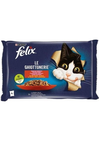 Multipack Sığır Ve Tavuklu Yetişkin Yaş Kedi Maması 4x85 Gr - 12480326 - Petshopundan